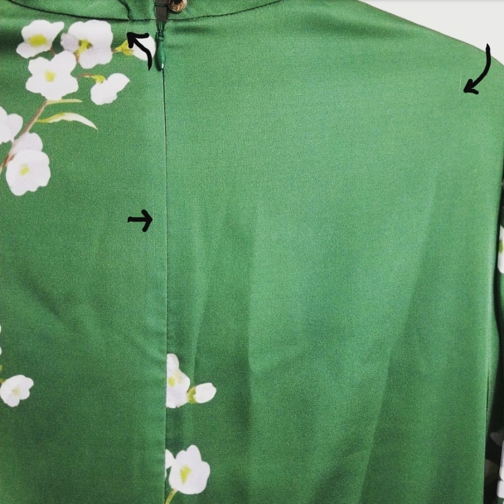 🚫SOLD🚫NWT TED BAKER SATIN MIDI DRESS • TED 2 - Picture 8 of 8